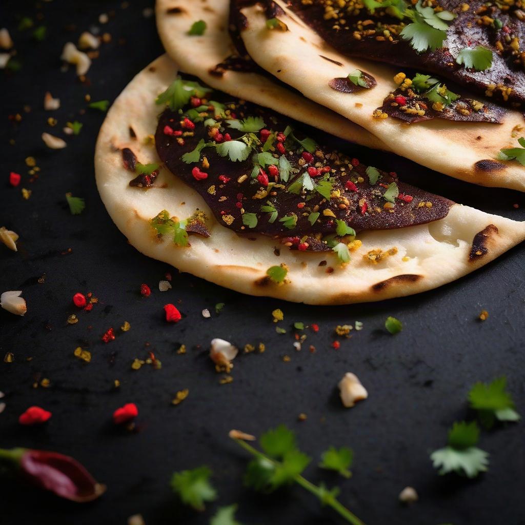 Chilli Garlic Naan - Butter Kitchen