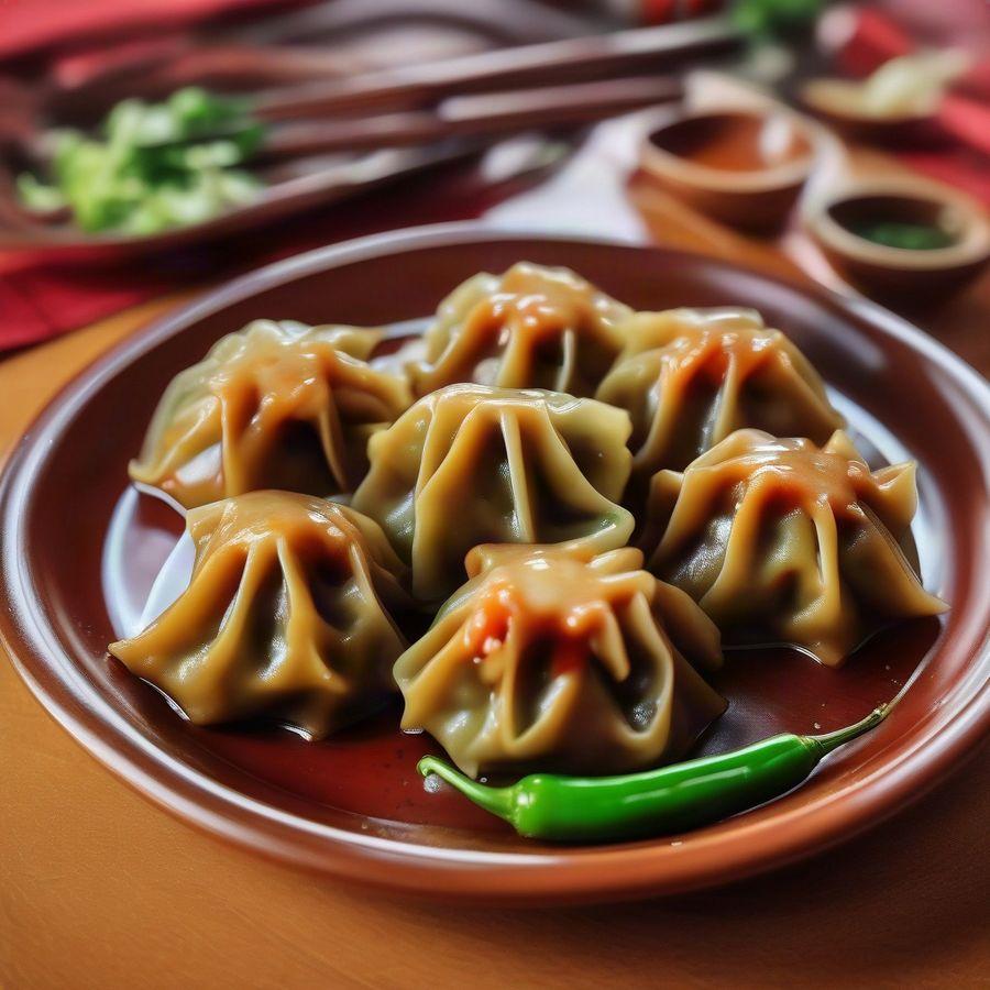 Chilli Momos Veg