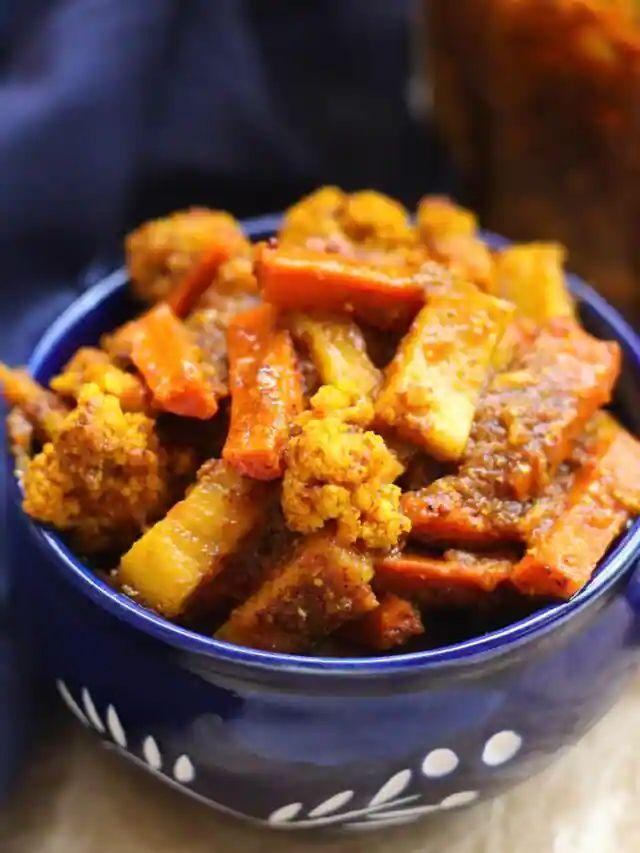 Indian Vegetable Pickles (Achaar) Spicy