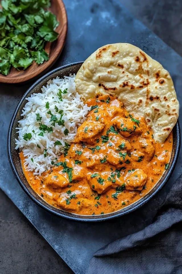 Any 1 Curry, Rice, Samosa (2 pcs), Naan (2 pcs), Rice, and Gulab Jamun (2 pcs)