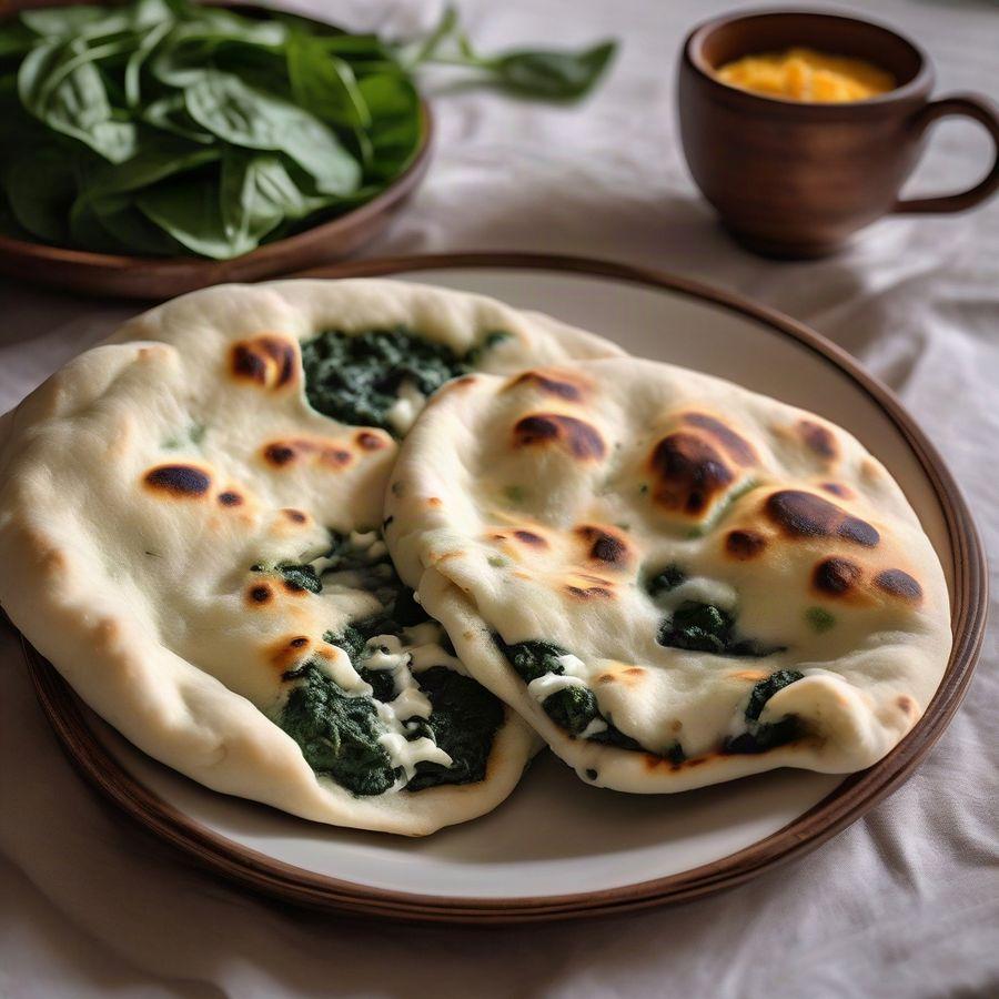 Spinach Cheese Naan