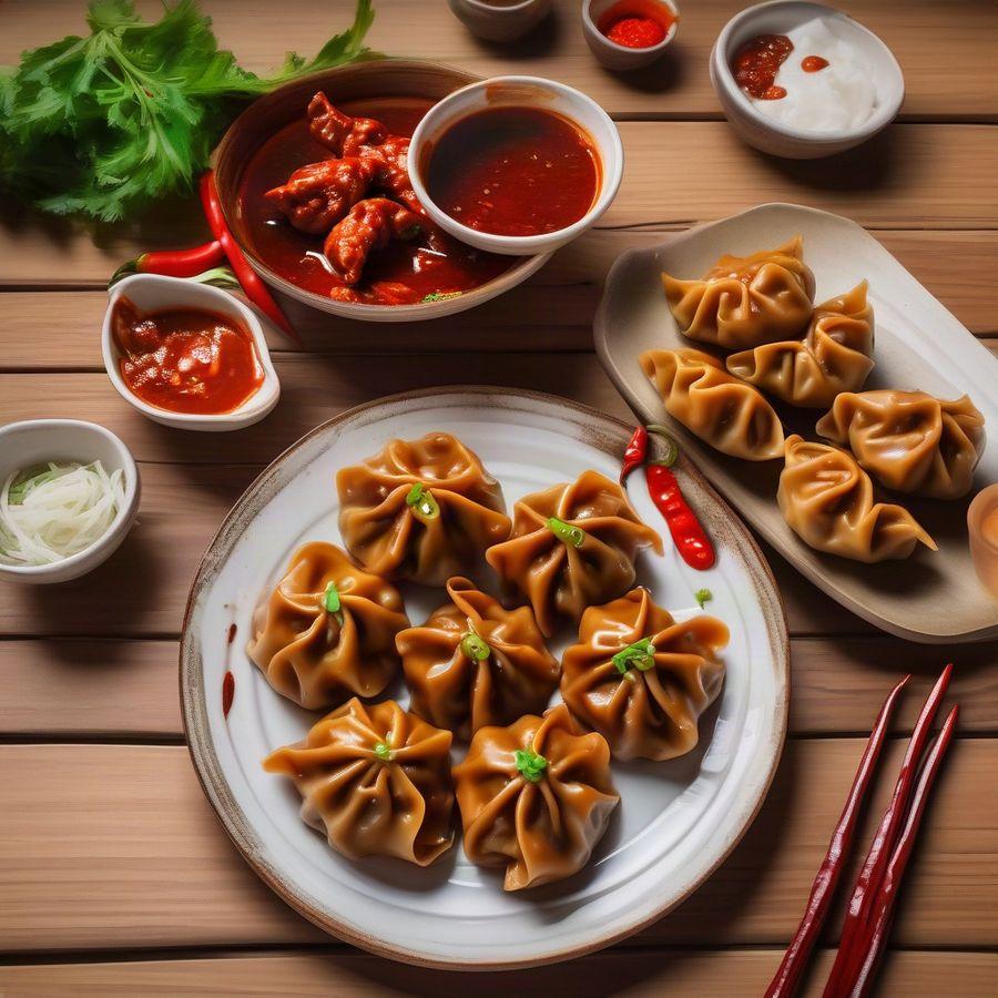 Chilli Momos Chicken