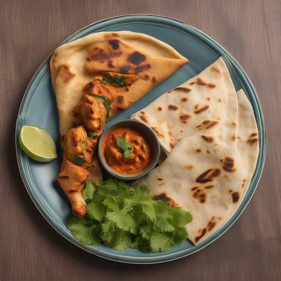 Chicken Tikka Naanito